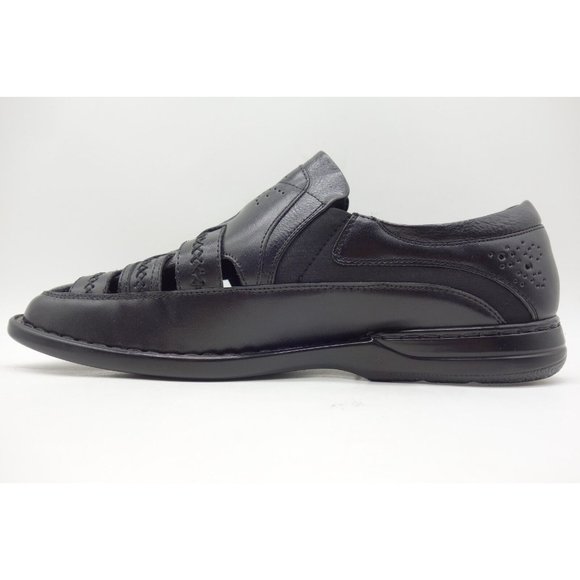 Stacy Adams Black Slip On Dress Casual Sandals Shoes Men\'s 10 M